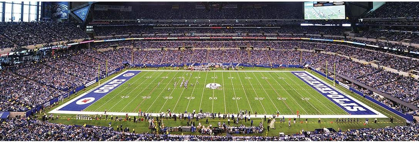 1000 Piece Sports Jigsaw Puzzle - NFL Indianapolis Colts Center View Panoramic - 13"X39"
