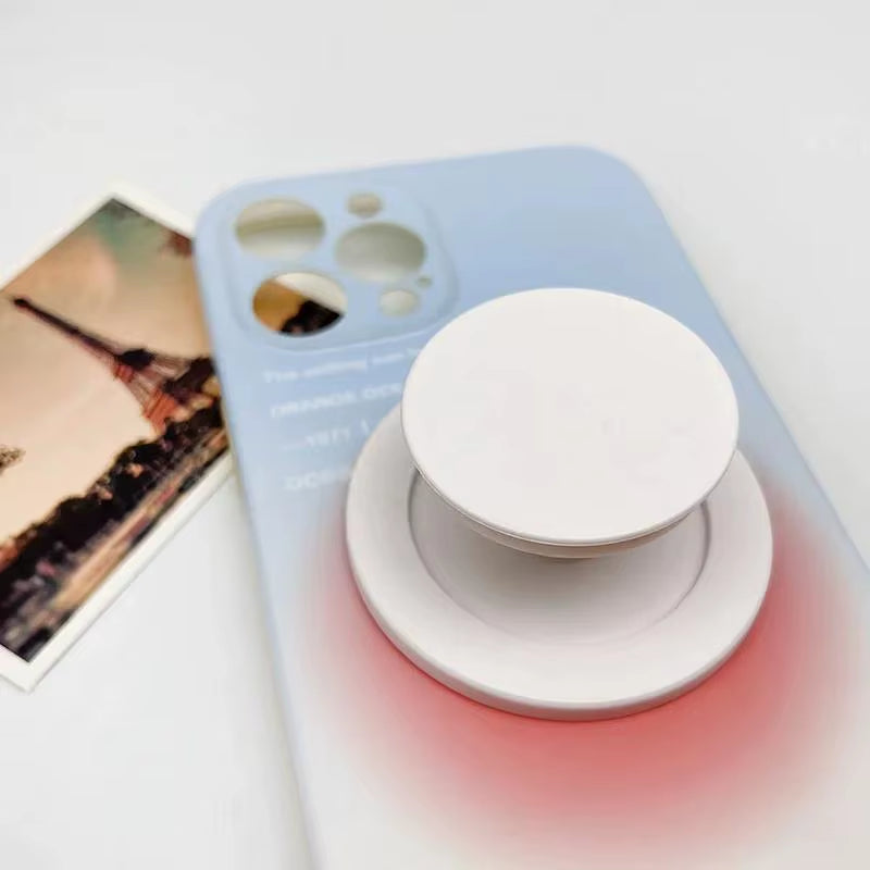 Magnetic Folding Mobile Phone Grip Holder Socket Pocket Support for Magsafe Iphone Mac Samsung Safe Ring Finger Expanding Stand