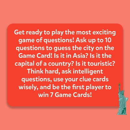 Guess in 10 Cities around the World, Educational Travel Toys for Boys, Girls, and Kids Who Love Card Games, Board Games, Geography and History, Gifts for Ages 8, 9, 10 and Up