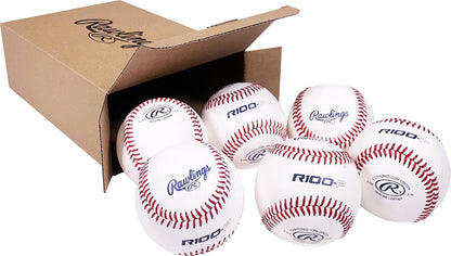 | RAISED SEAM Practice Baseballs | R100-P | High School/Youth | 6 Count