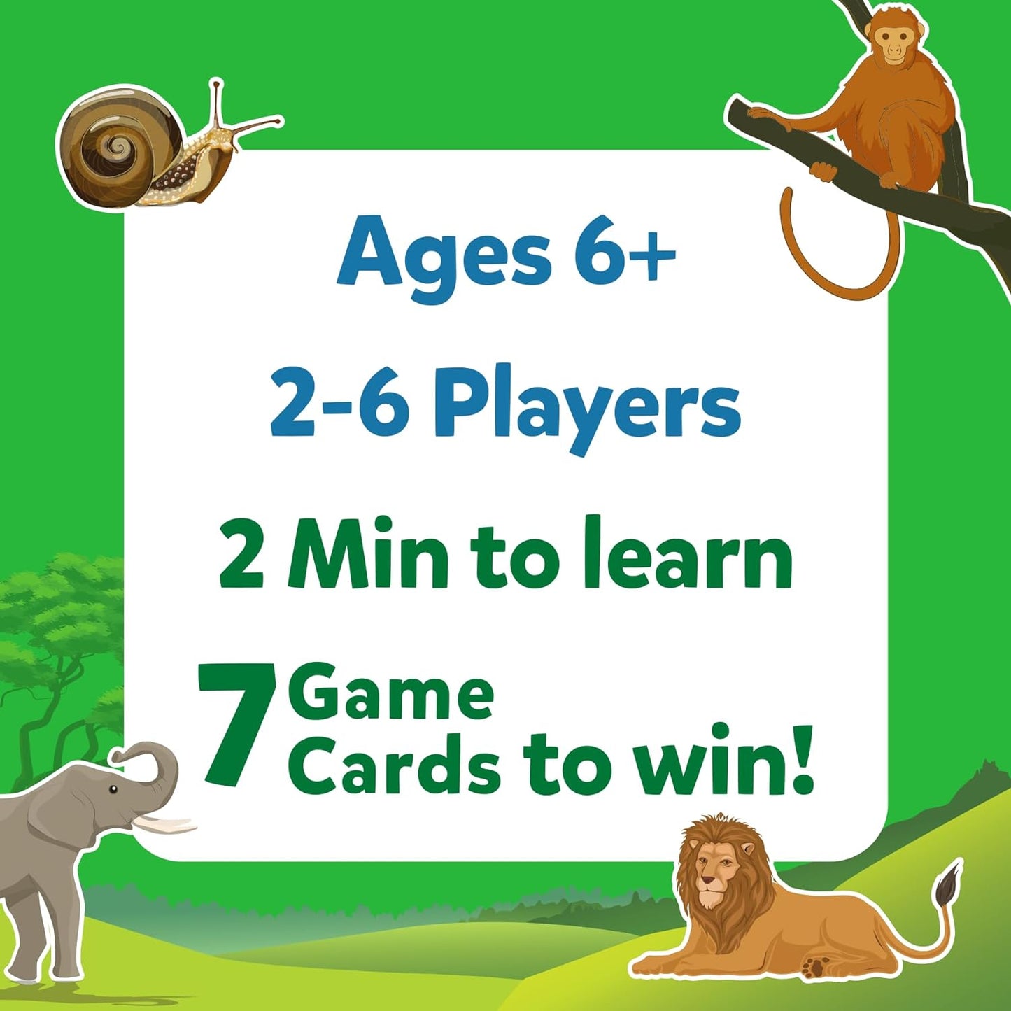 Guess in 10 Animal Planet, Trivia Card Games, Christmas Stocking Stuffers Perfect for Boys, Girls, Kids, Teens, Adults Who Love Animals, Travel Games, Gifts for Ages 6, 7, 8, 9, 10, and Up
