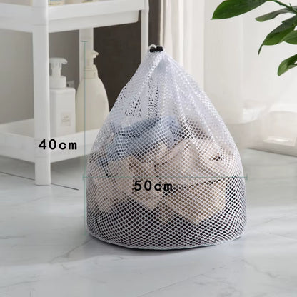Big Size Large Washing Laundry Bag Mesh Organizer Net Dirty Bra Socks Underwear Shoe Storag Wash Machine Cover Clothes