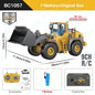 2.4G Remote Control Excavator Dump Truck RC Model Car Toy Professional Alloy Plastic Simulation Construction Vehicle for Kid