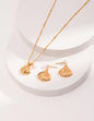 <Pingeast Jewelry>925 Sterling Silver Shell-Shaped Jewelry Set