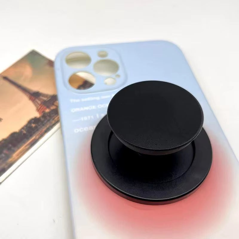 Magnetic Folding Mobile Phone Grip Holder Socket Pocket Support for Magsafe Iphone Mac Samsung Safe Ring Finger Expanding Stand