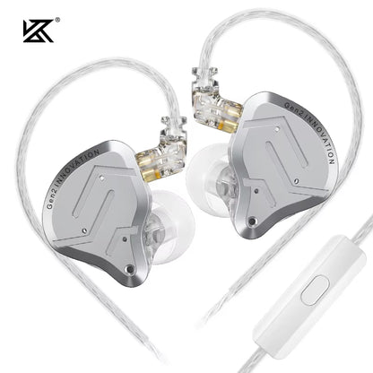 ZSN Pro 2 Hybrid Drive 1BA+1DD in Ear Metal Earphones HIFI Bass Headset Monitor Earbuds Sport Noise Cancelling Headphone