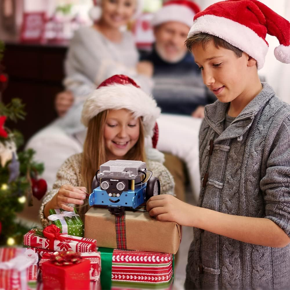 Mbot Robot Kit, Robotics for Kids Ages 8-12 Learn to Code with Scratch & Arduino, STEM Toys Science Kits for Kids Age 8-12 Boys and Girls Age 8+