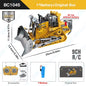 2.4G Remote Control Excavator Dump Truck RC Model Car Toy Professional Alloy Plastic Simulation Construction Vehicle for Kid