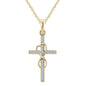 Elegant Cross Pendant Necklace - for Any Occasion Fashion Creative Performative Jewelry Non Tarnish Gold Jewelry Woman Jewelry
