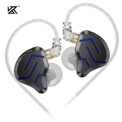 ZSN Pro 2 Hybrid Drive 1BA+1DD in Ear Metal Earphones HIFI Bass Headset Monitor Earbuds Sport Noise Cancelling Headphone