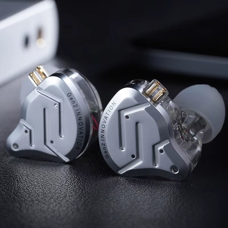 ZSN Pro 2 Hybrid Drive 1BA+1DD in Ear Metal Earphones HIFI Bass Headset Monitor Earbuds Sport Noise Cancelling Headphone