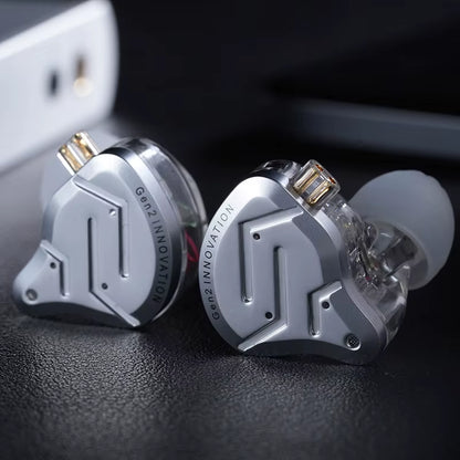 ZSN Pro 2 Hybrid Drive 1BA+1DD in Ear Metal Earphones HIFI Bass Headset Monitor Earbuds Sport Noise Cancelling Headphone