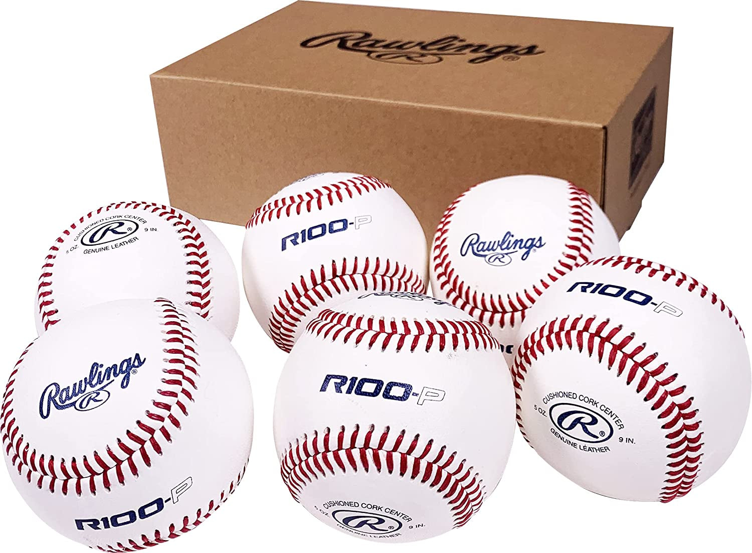| RAISED SEAM Practice Baseballs | R100-P | High School/Youth | 6 Count
