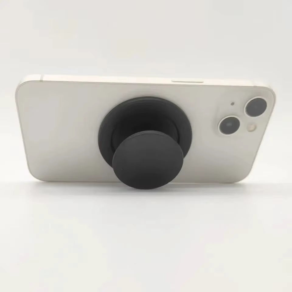 Magnetic Folding Mobile Phone Grip Holder Socket Pocket Support for Magsafe Iphone Mac Samsung Safe Ring Finger Expanding Stand