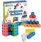 STEM Explorers Mathlink Builders - 100 Pieces, Ages 5+, Kindergarten STEM Activities, Math Activity Set and Games for Kids, Linking Cubes, Connecting Cubes
