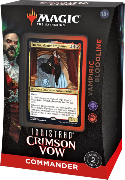 Innistrad: Crimson Vow Commander Deck – Vampiric Bloodline (Black-Red)