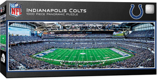 1000 Piece Sports Jigsaw Puzzle - NFL Indianapolis Colts Center View Panoramic - 13"X39"