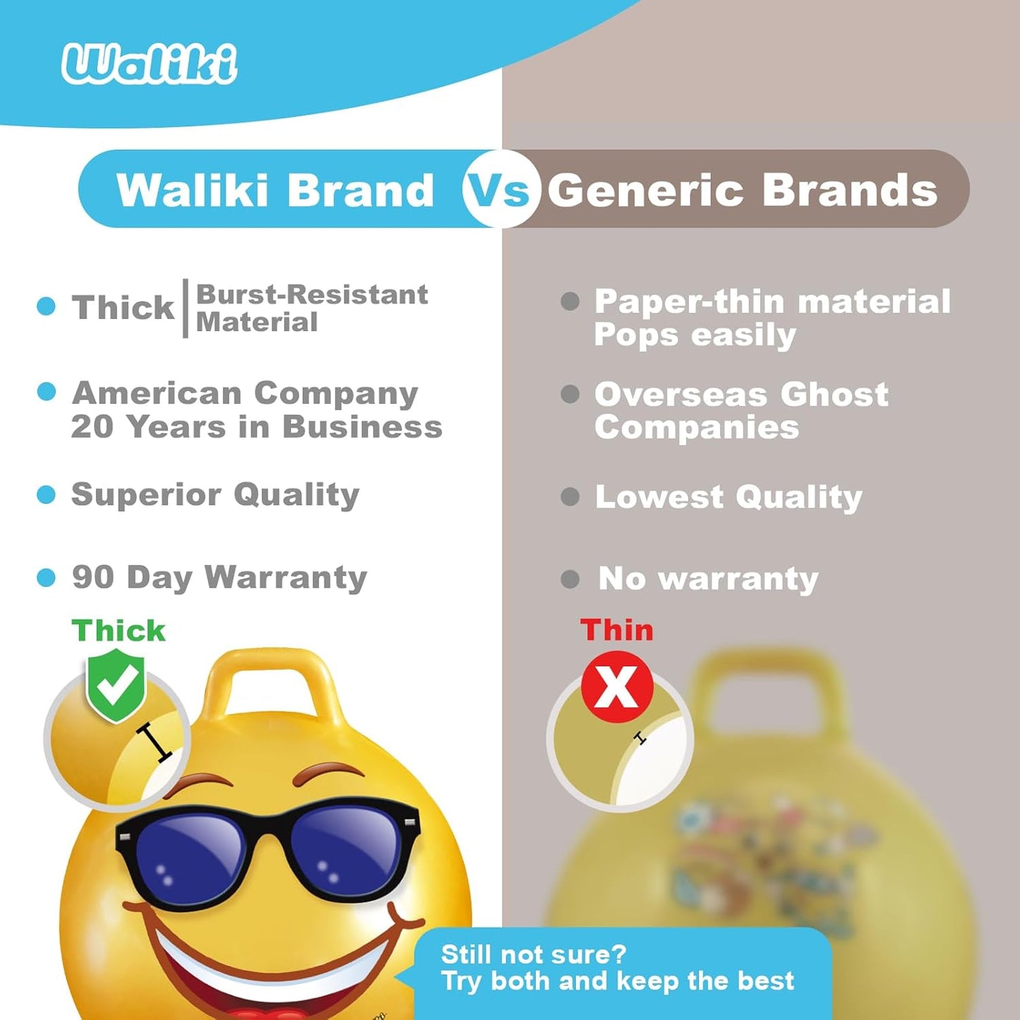 Hippity Hop Ball for Teens | 22-Inch Pink Hopper | Jumping & Hopping Ball for Active Play & Outdoor Fun