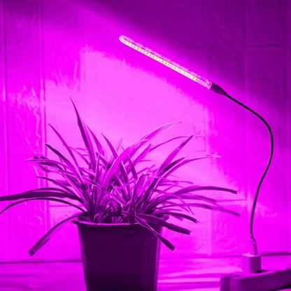 USB LED Grow Light Bar Full Spectrum Adjustable Plant Lamp for Indoor Hydroponic Seedlings Flower Shelf Desk Grow Tent Lighting
