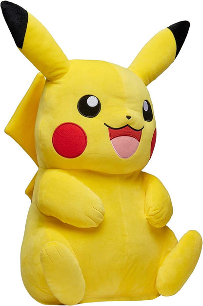 Pokemon Pikachu Giant Plush, 24-Inch - Adorable, Ultra-Soft, Life Size Plush Toy, Perfect for Playing & Displaying - Gotta Catch ‘Em All