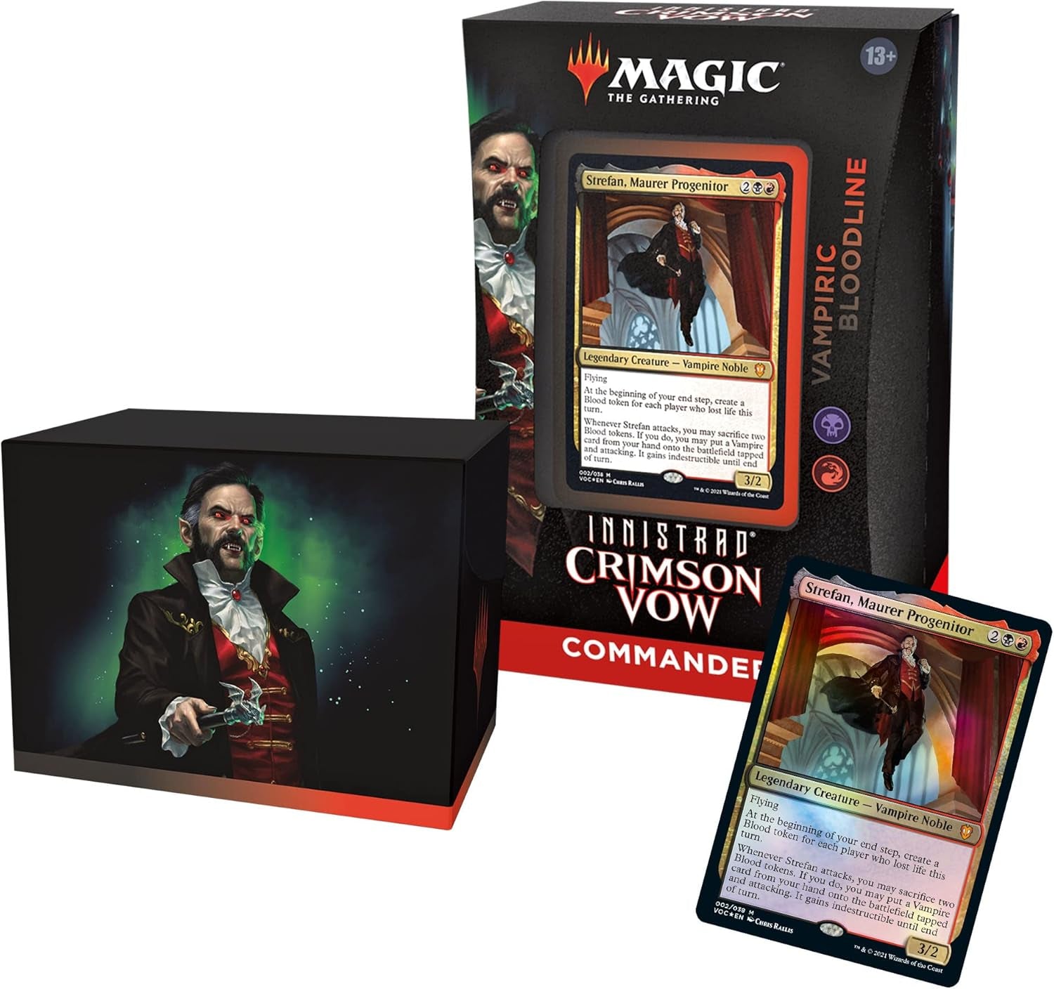 Innistrad: Crimson Vow Commander Deck – Vampiric Bloodline (Black-Red)