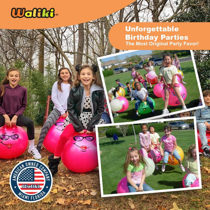 Hippity Hop Ball for Teens | 22-Inch Pink Hopper | Jumping & Hopping Ball for Active Play & Outdoor Fun