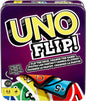 UNO FLIP! Card Game in Storage & Travel Tin, Color Blind Accessible Deck for Kids, Adults & Family Nights & Parties (Amazon Exclusive)