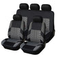 Car Seat Covers Full Set Front Split Rear Bench for Car Universal Cloth SUV Sedan Van Automotive Interior Covers