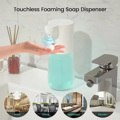 Automatic Soap Dispenser Soap Foam Dispenser Smart Sensor Soap Dispenser Contactless USB Charging 350Ml Hand Sanitizer Machine